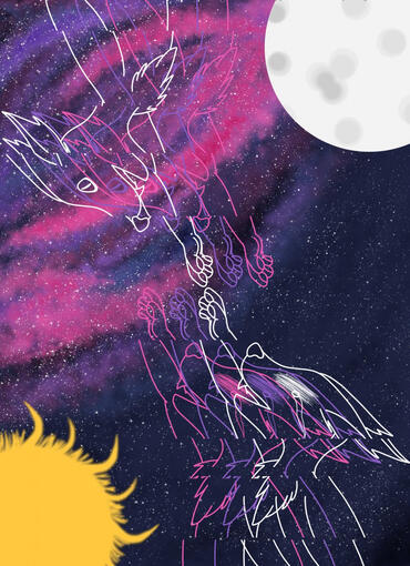 Song Themed abstract : Light and Shadows